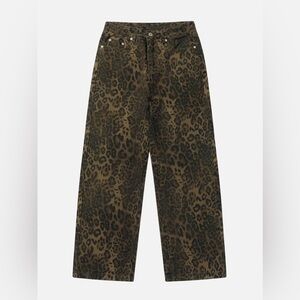 Aelfric Eden Leopard Print Jeans